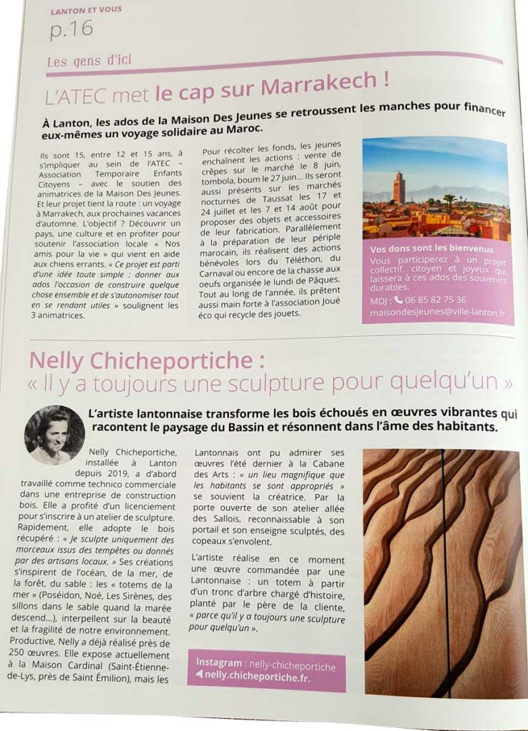 Article Mag Le Bassin Nelly